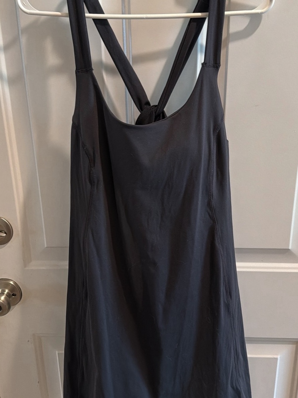 AVIA Women's Black Twist Back Dress